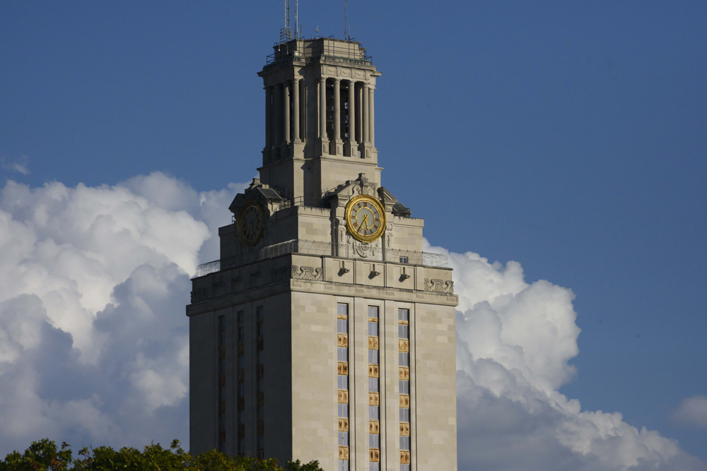 photo of top of UT tower