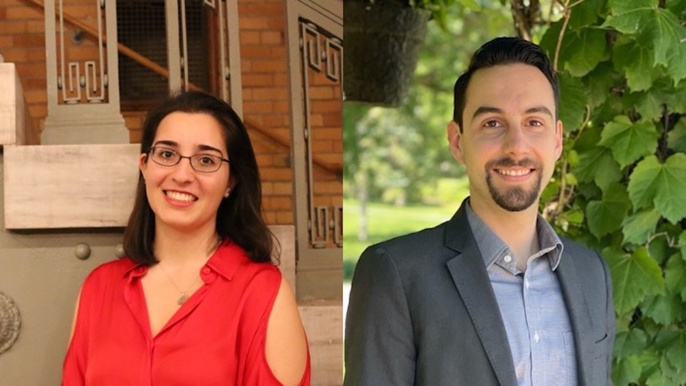 A picture of two UT Austin students side-by-side