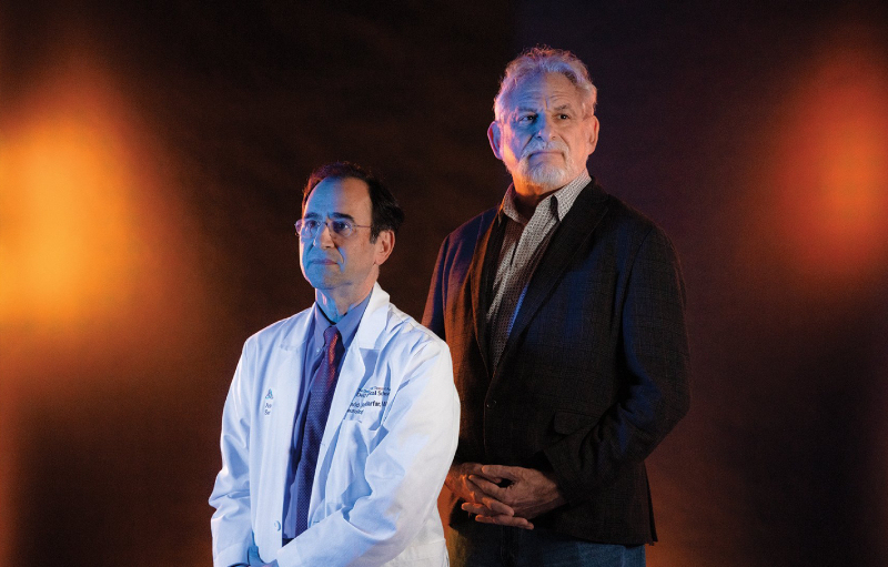 Professor David Paydarfar and Michael Sacks