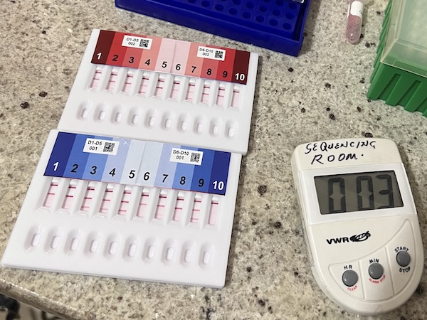 HIV DR Tests sitting on table