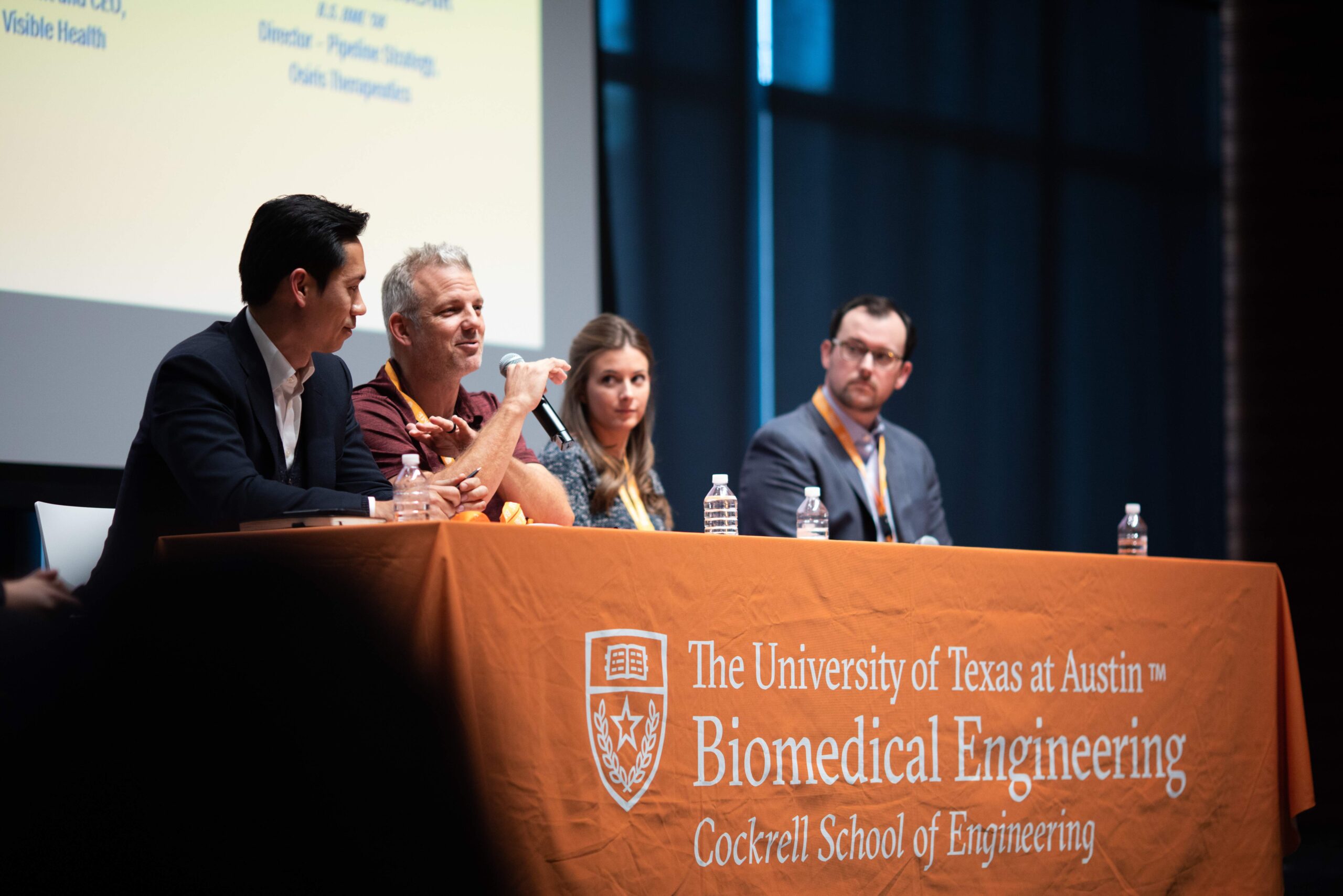 Alumni panel at Alum 
Night