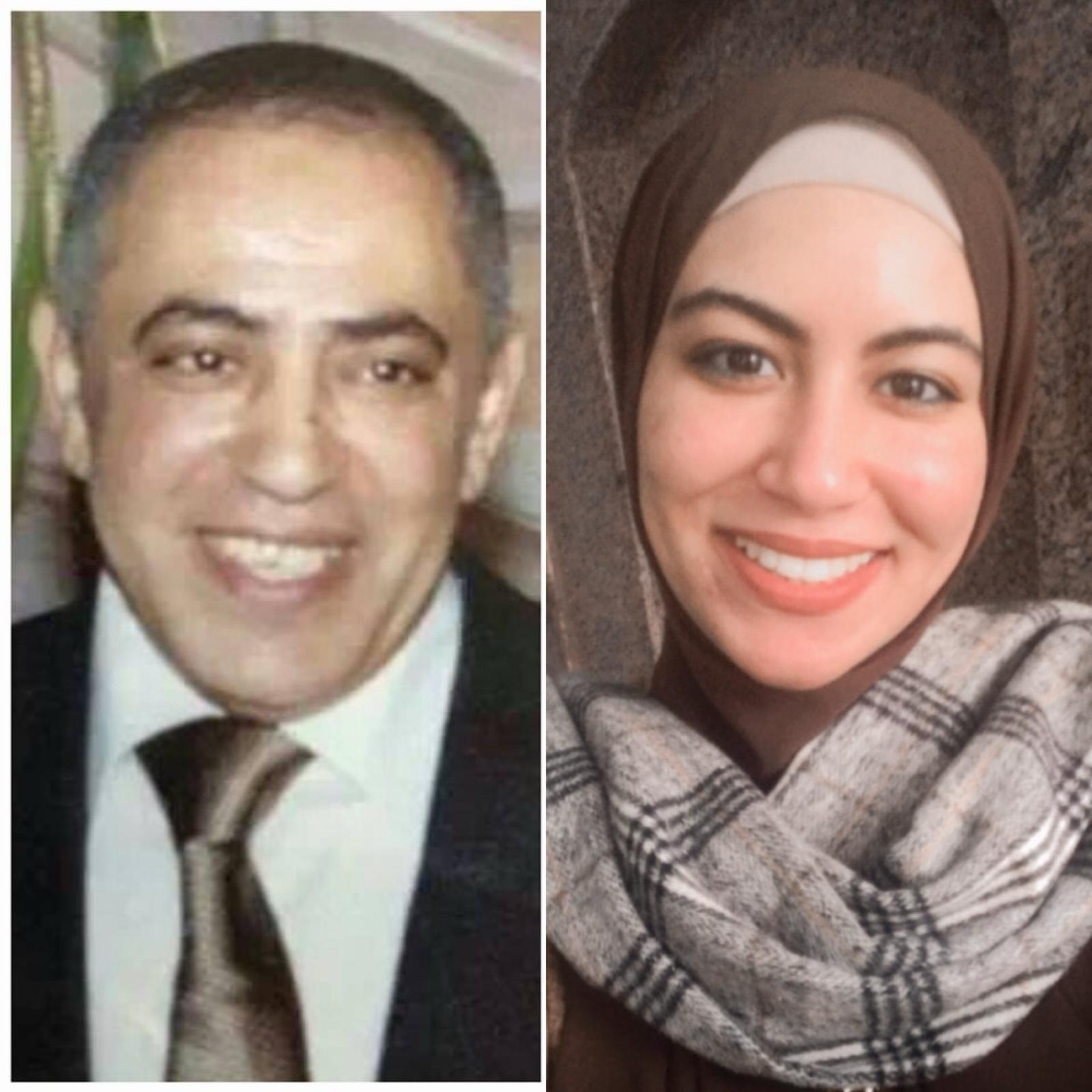 Texas BME student Alaa Melena and her late father Nabil Melek